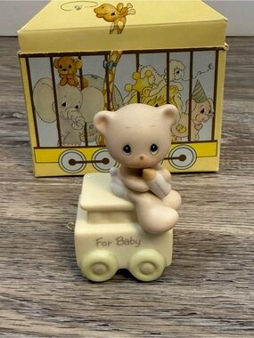 Vintage 1985 Precious Moments Birthday Series For Baby